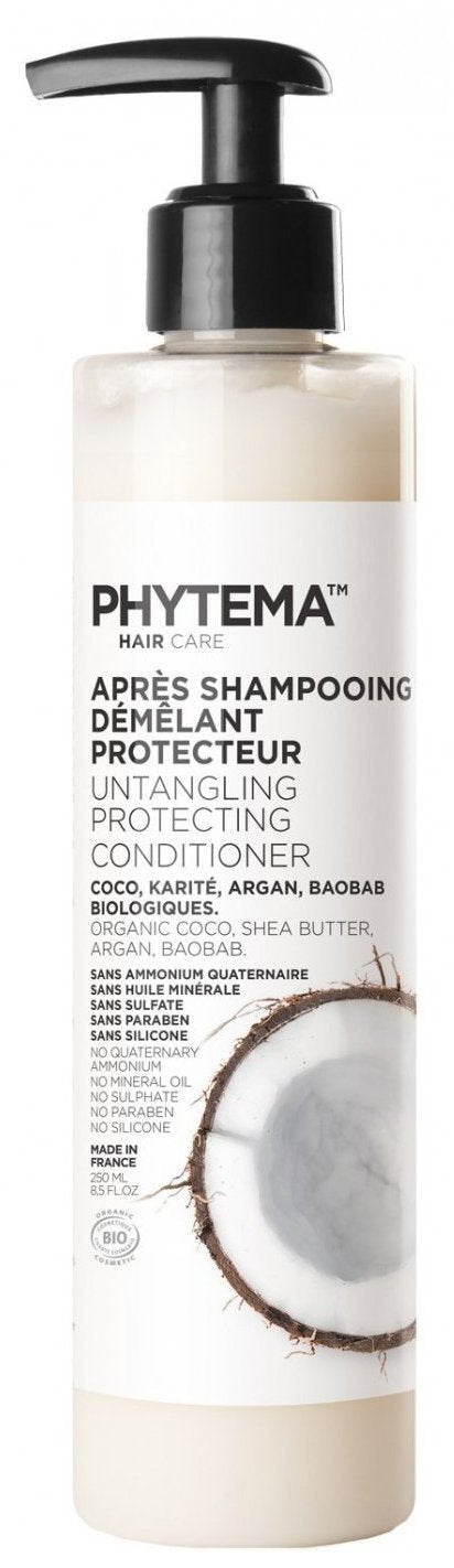 Balsam bio protector pentru par - Phytema Apres Shampooing Demelant Protecteur 250 ml